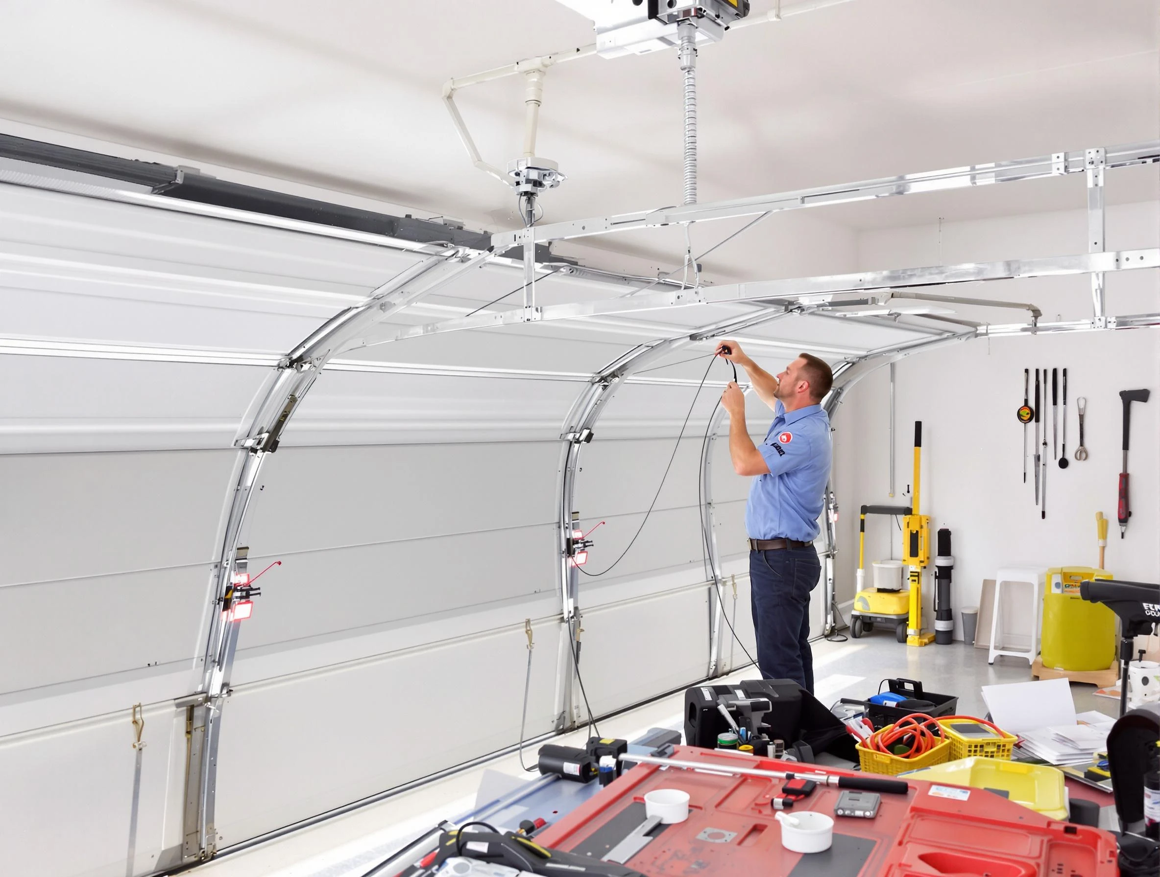Garage door cable repair service by New River Garage Door Repair in New River